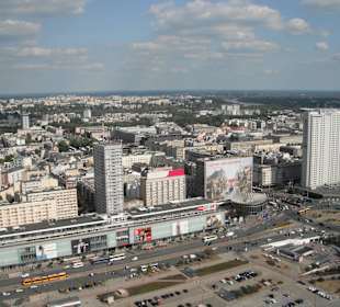 Widok z Pałacu Kultury