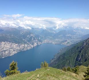 Sicht auf Riva und Torbole
