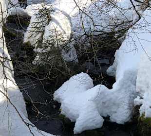 Schneewanderung auf dem Imberg.