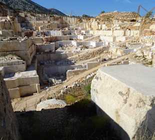 Impressionen aus den Marmorsteinbrüchen