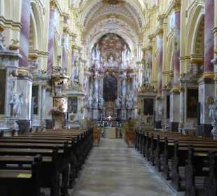 Die sehenswerte Kirche von Ebrach