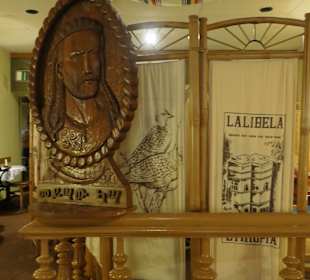 Zum Abendessen im äthiopischen Rest. Blue Nile