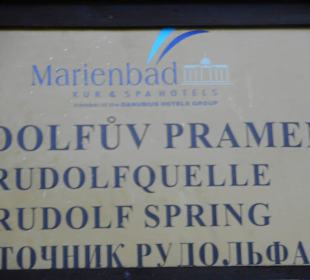 Hinweistafel Rudolfquelle