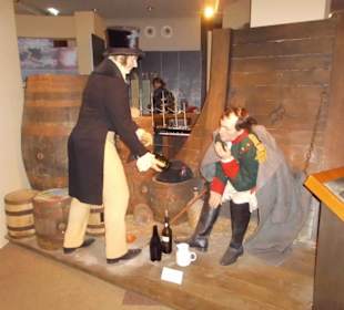 Napoleon auf dem Weg nach Elba.