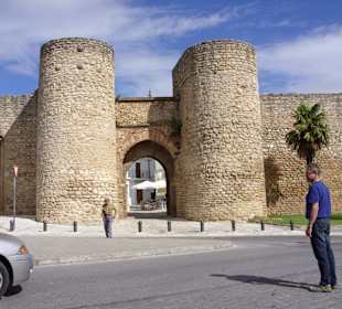 Die Altstadtmauer von Ronda