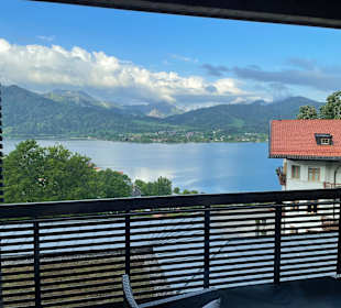 Auf dem Balkon  Das Tegernsee
