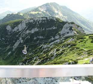 Blick von der Aussichtsplattform Alpspitz