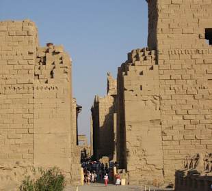 Eingang Karnak-Tempel/Luxor