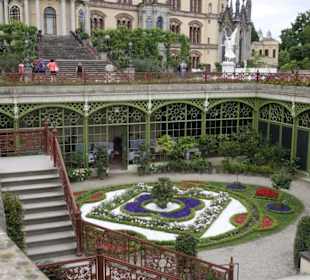 Blick auf die Orangerie