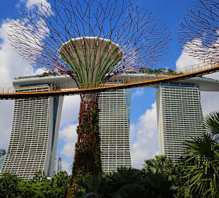 Marina Bay Sands von Park gesehen
