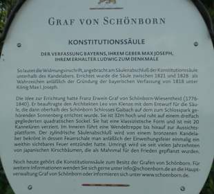 Bei der Konstitutionssäule bei Gaibach