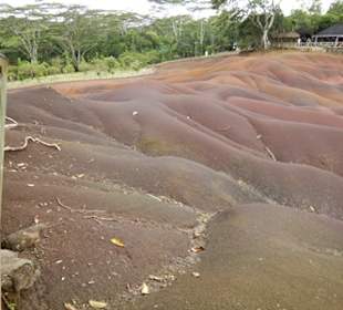 Chamarel siebenfarbige Erde - leider ohne Sonne
