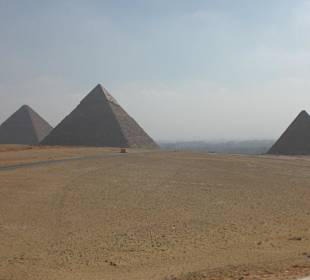 Cheops,Chephren und die Mykerinos-Pyramide