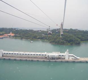 Fahrt mit der Bahn zum Mount Faber