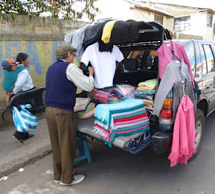 Verkauf vom Auto aus