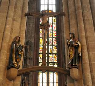 Innenbesichtigung der Sebalduskirche, Nürnberg