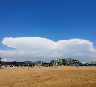 Strandabschnitt Gündogdu Wolkenpracht