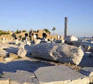 Apollo Tempel bei Sonnenuntergang