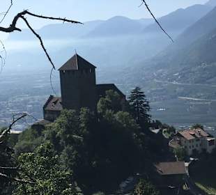 Ausblick auf Schloss Tirol