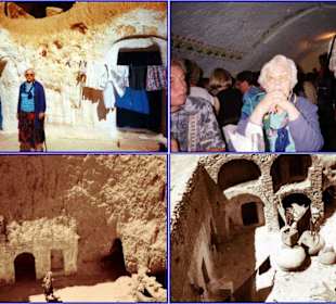 Matmata; Höhlenwohnungen und Ghorfas