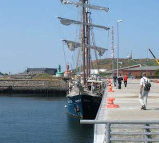 Segelschiff vor Helgoland