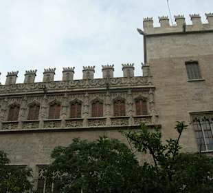 Exterior de La Lonja en Valencia