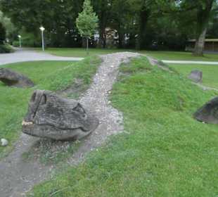Im Michael-Ende-Kurpark in Garmisch