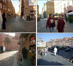 Impressionen aus der Altstadt in Warschau
