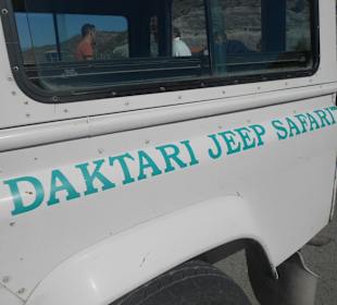 Jeepsafari Linksverkehr