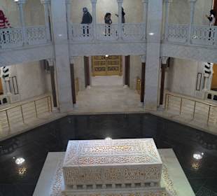 Sarg des ehemaligen Präsidenten