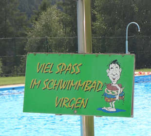 Solarbeheiztes Freibad
