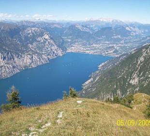 Blick Richtung Riva del Garda / Torbole