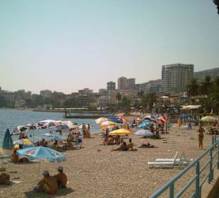 Ausflug nach Albanien, Strand von Saranda