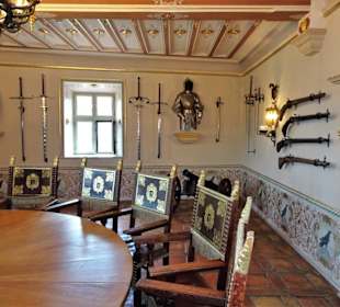 In den Sälen der Burg Rabenstein