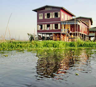 Stelzenhäuser auf dem See