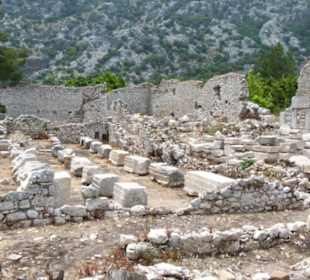 Ausgegrabene Stadt Olympos