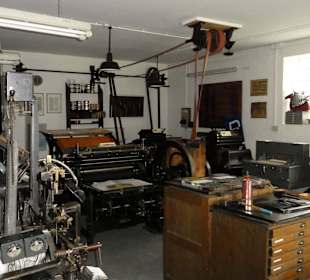 Rundgang durch die Druckerei des Handwerksmuseums