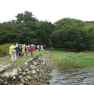 Anleger an der Tempelanlage