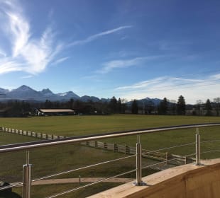 Blick vom Balkon