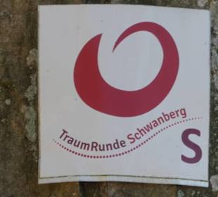 Wegmarkierung TraumRunde Schwanberg