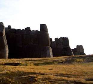 Walls at the former fortress Saqsaywaman