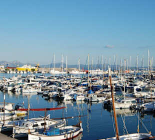 Blick auf den Yachthafen/Alcudia
