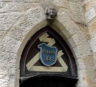 Eingang zum Turm der Tillyschanze