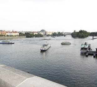 Blick auf die Moldau