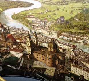 Details aus dem Panorama der Stadt