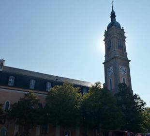 Die Georgenkirche auf dem Marktplatz von Eisenach