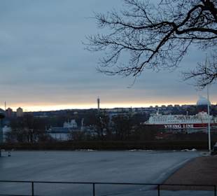 Ausblick von Skansen über Stockholm