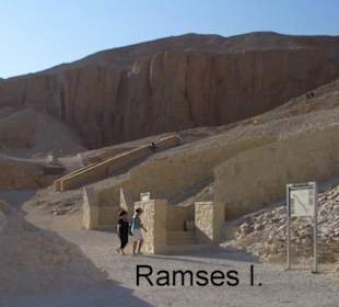 Eingang zum Grab von Rames I.