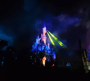 Abendshow am Schloss