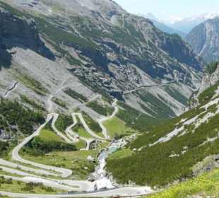 Westabfahrt nach Bormio